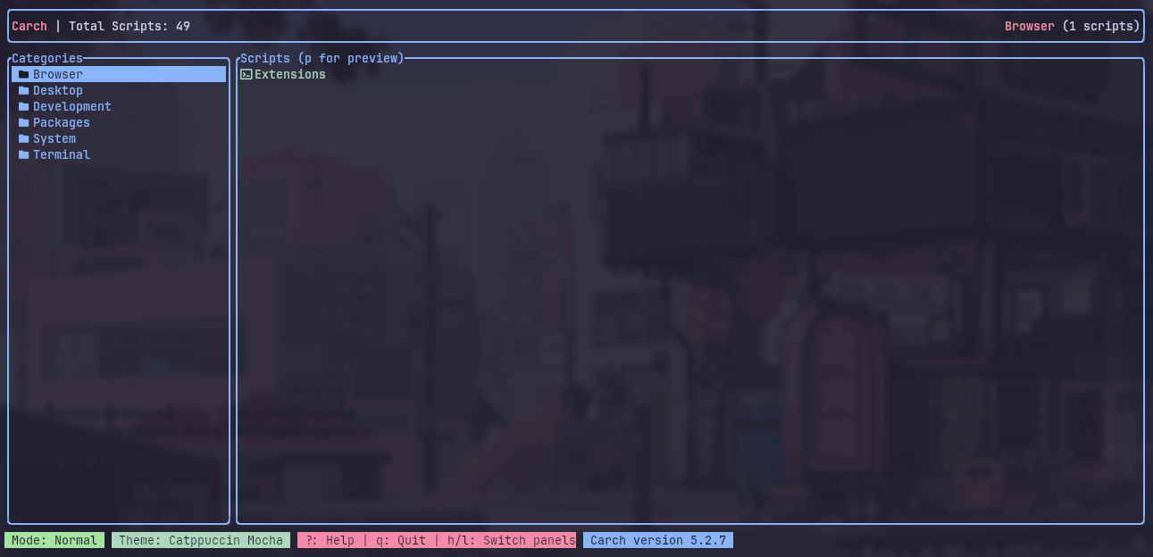 Catppuccin Mocha Theme Preview